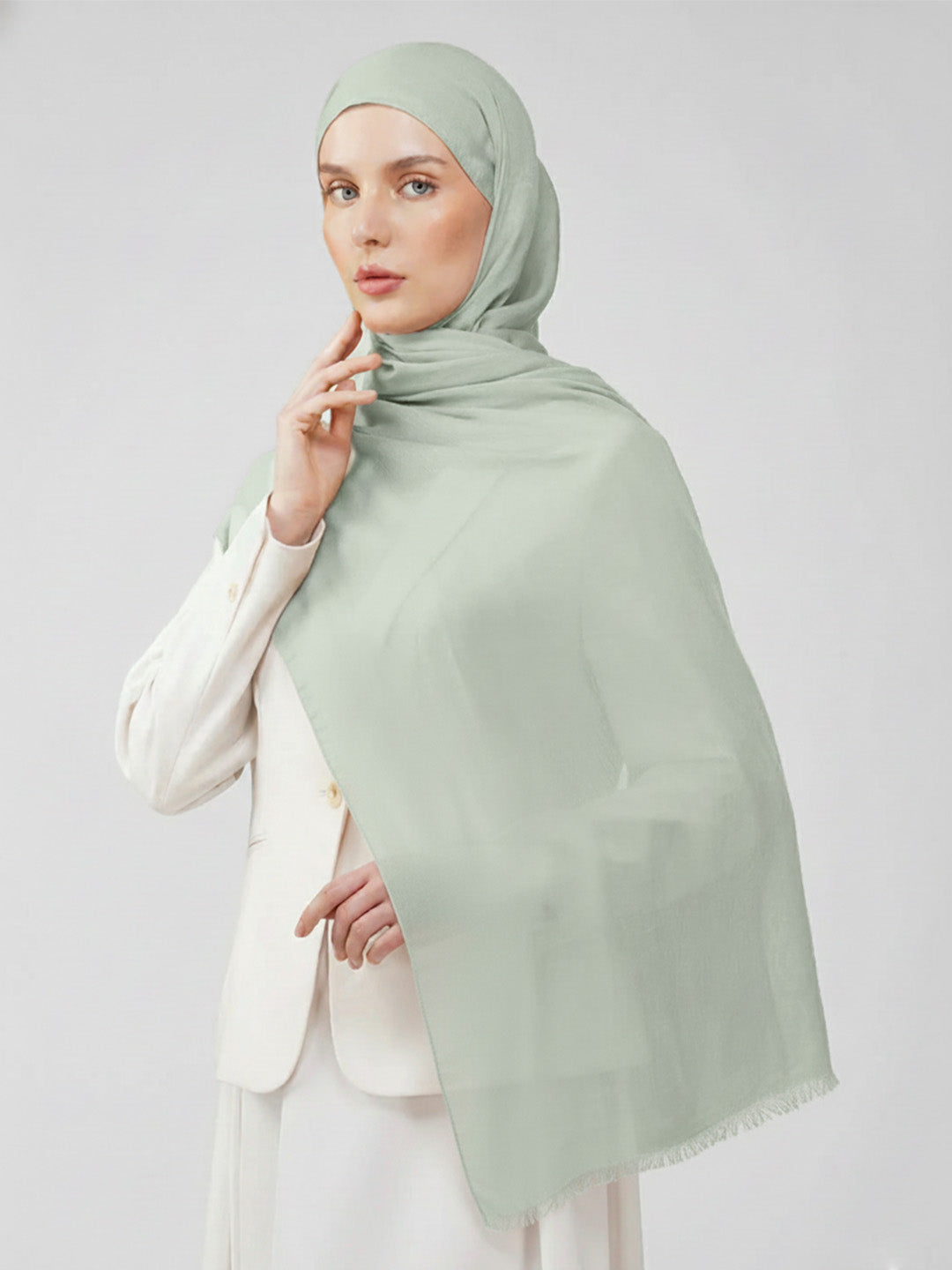 Classic Poly Moss Hijab