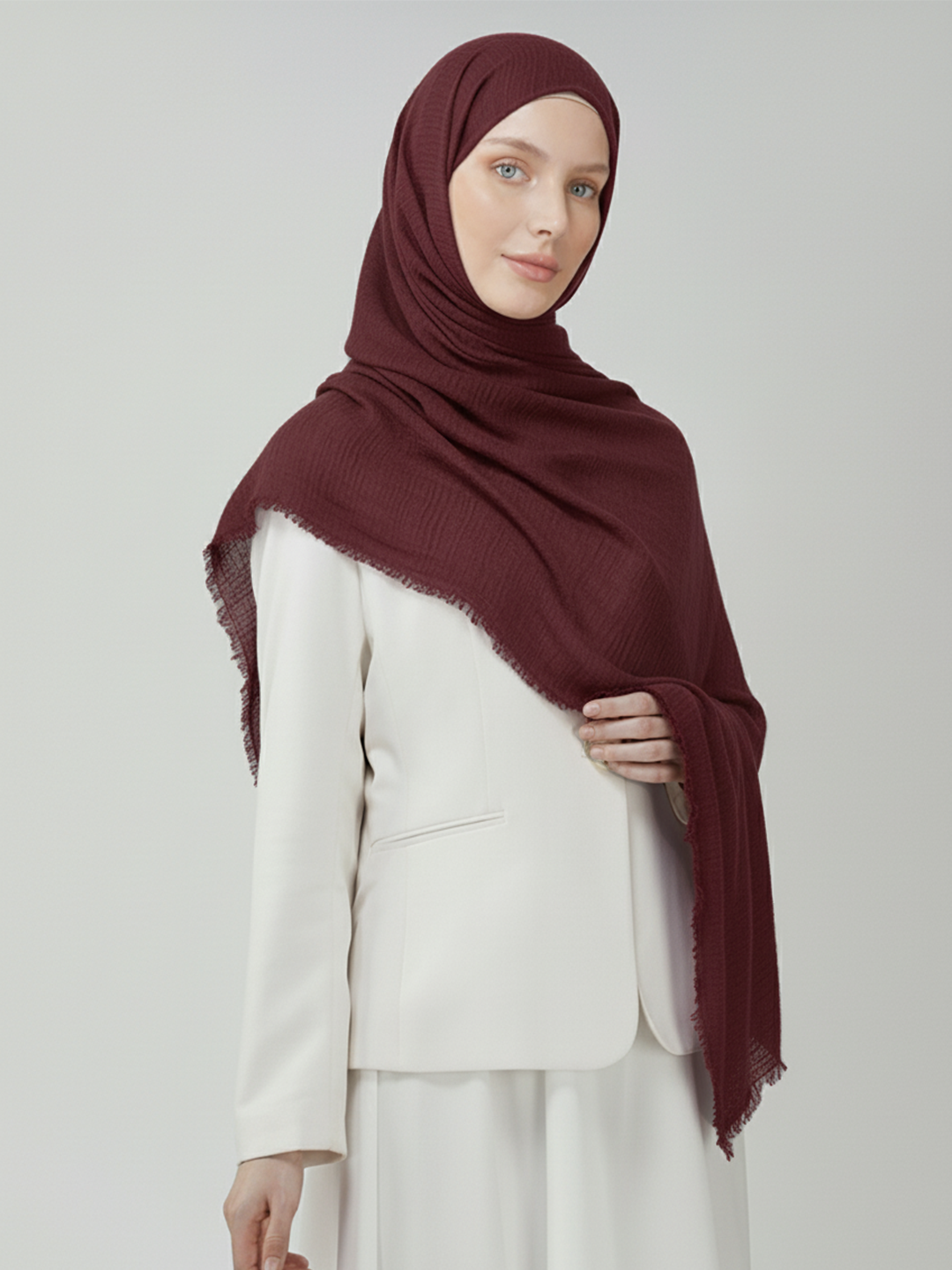Soft Cotton Crinkle Hijab
