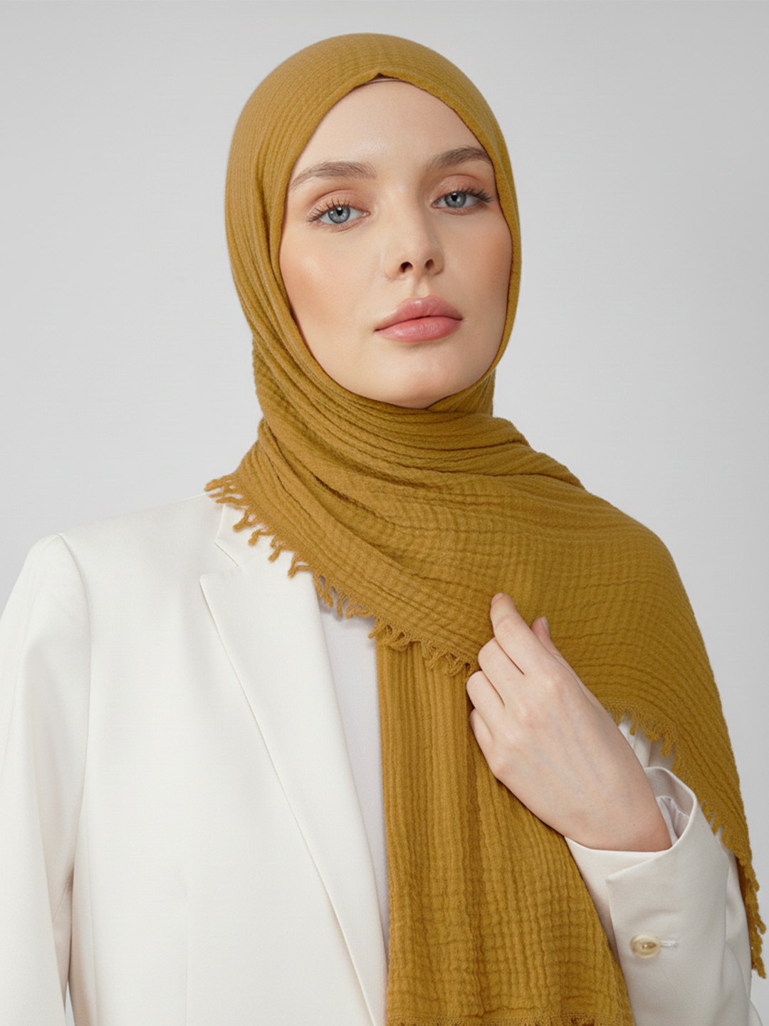 Soft Cotton Crinkle Hijab