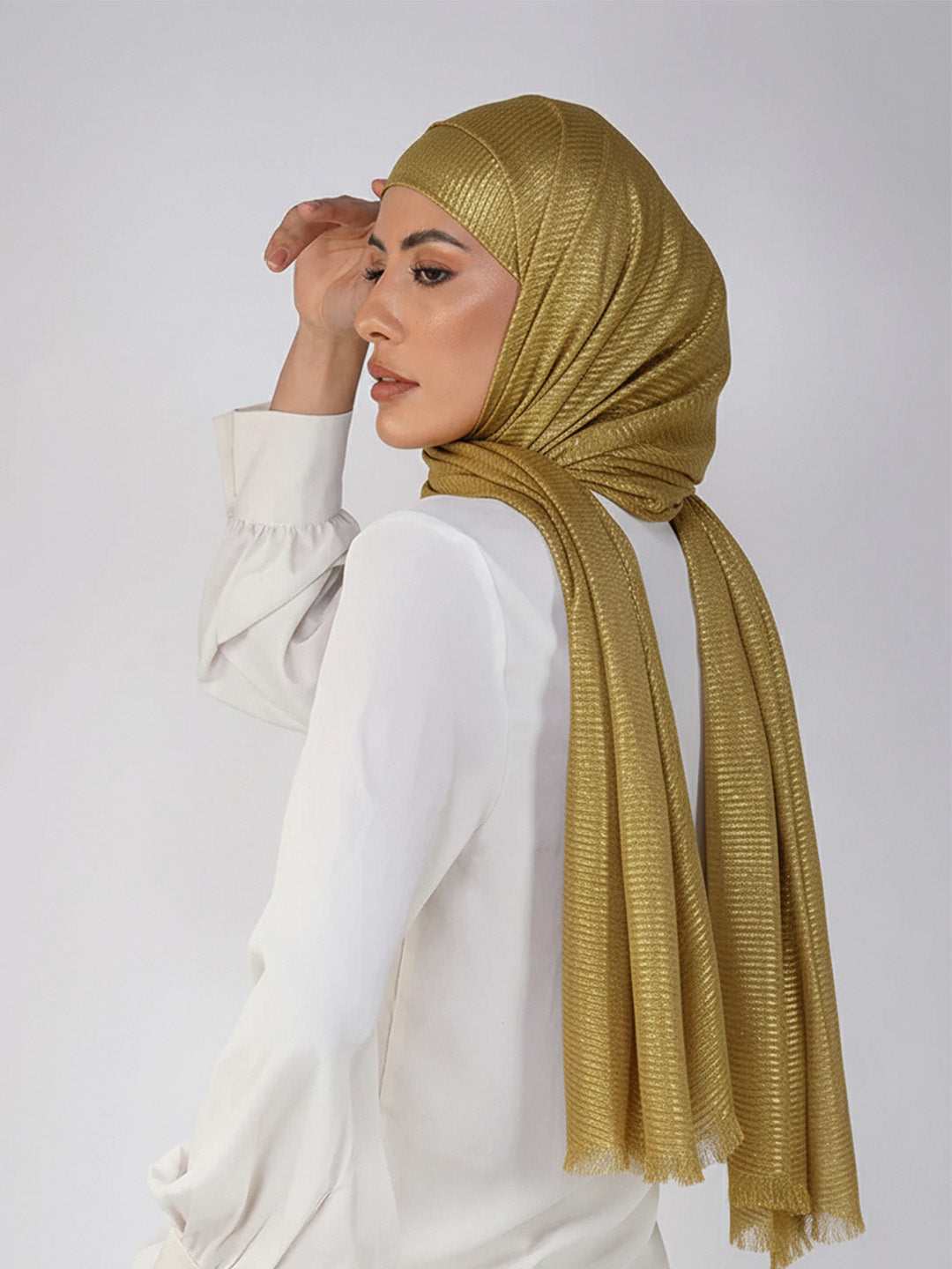 Partywear Shimmer Lurex Hijab