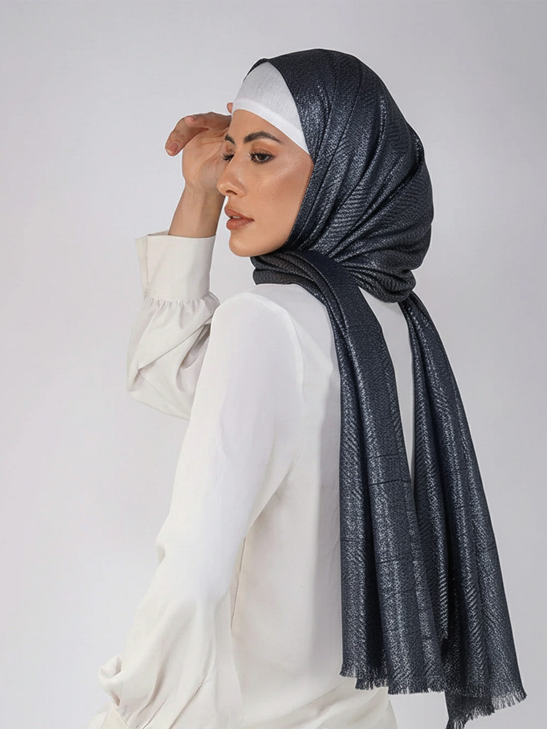 Partywear Shimmer Lurex Hijab