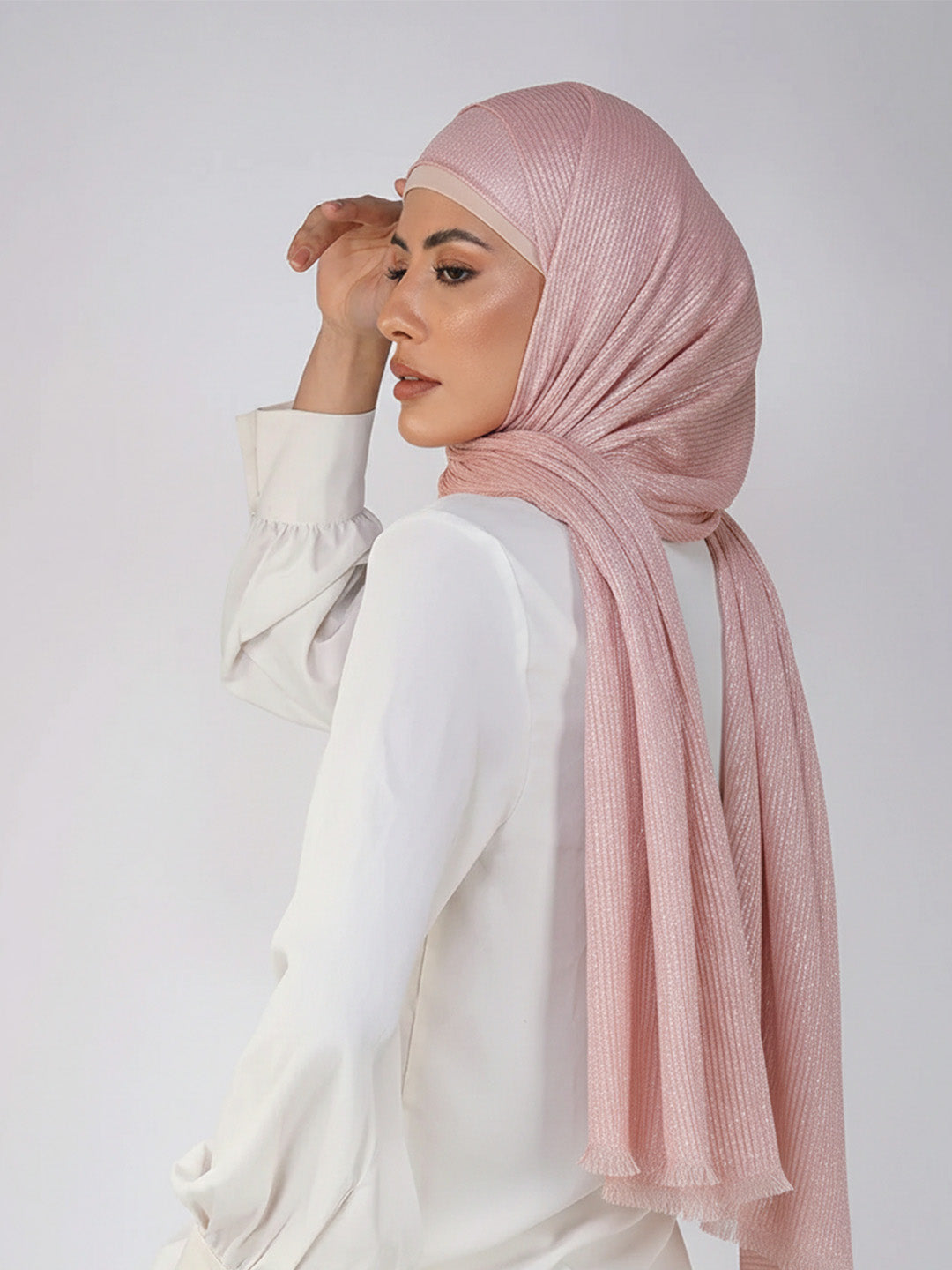 Partywear Shimmer Lurex Hijab