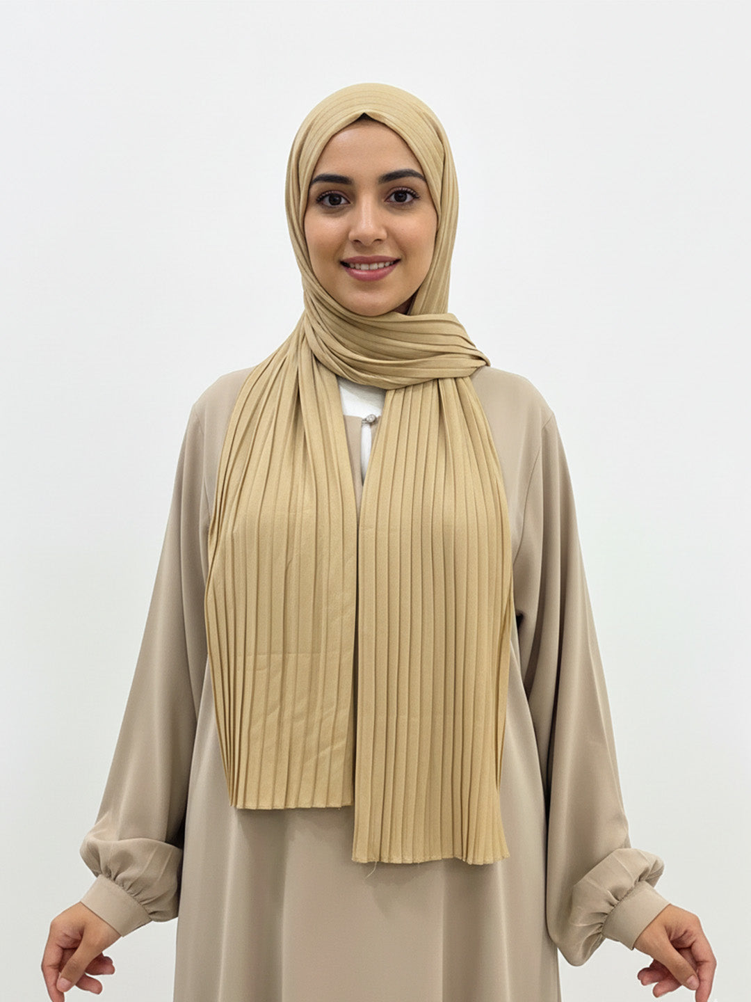 Pleated Georgette Hijab