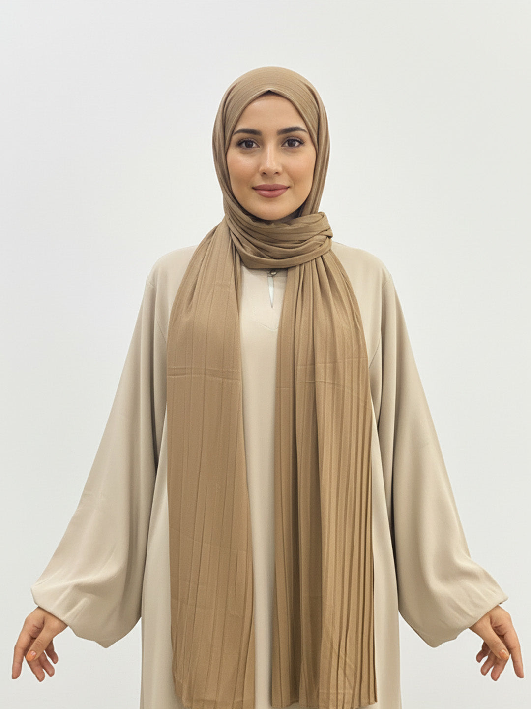 Pleated Georgette Hijab