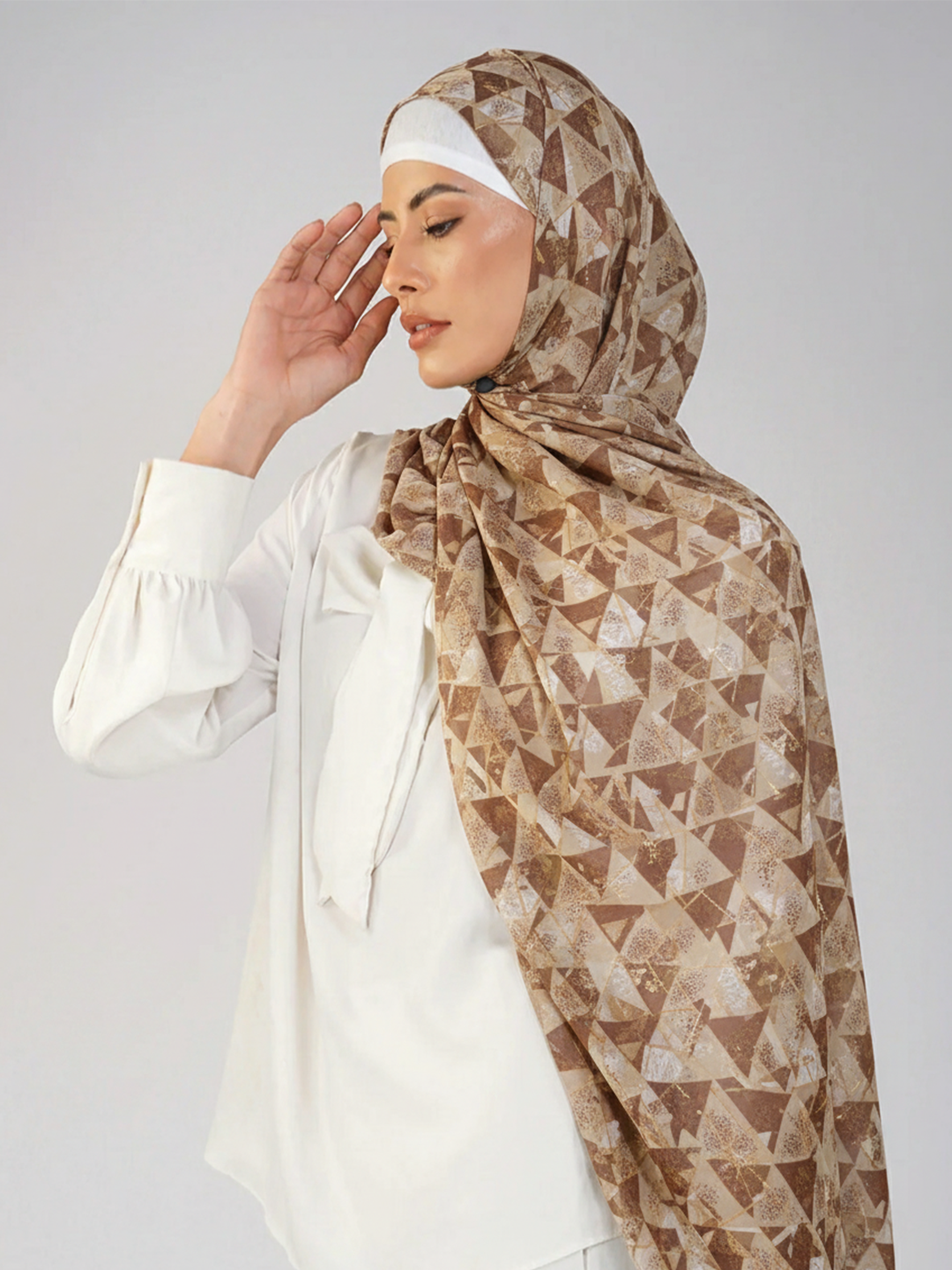 Ardh Multicolour Printed Hijab