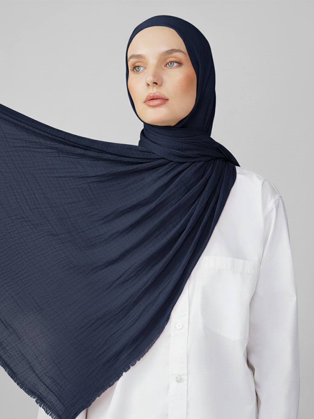 Soft Cotton Crinkle Hijab
